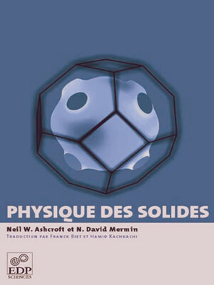 cover image of Physique des solides